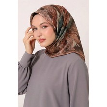 Levidor Tensel Eşarp Fırça Desen Kahve