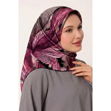 Levidor Tensel Eşarp Fırça Desen Mor