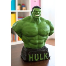 Craft 3d Atölye Hulk  Beton Büst/ Figür- Marvel Comics 12 Cm Boyunda(Paketi Ile Beraber)