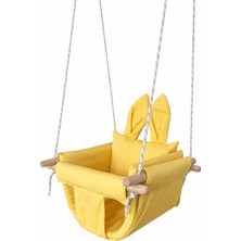 Çocuk Ev Içi Tavan Salıncağı Düz Renk Çift Kat Kumaş 50 kg Taşıma Kapasiteli