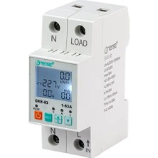 Tense Gke-63 Monofaze Voltaj Koruma ve Akım Koruma Rölesi