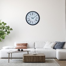 Zentime Siyah 36 cm Roma Rakamlı Duvar Saati