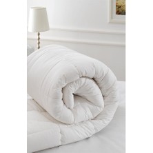 Özdilek Çift Kişilik Micro Kumaş Dokuma Yorgan 195 x 215 cm Beyaz Renkli Silikon Dolgu