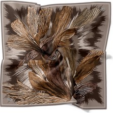 Levidor Tensel Eşarp Fırça Desen Vizon