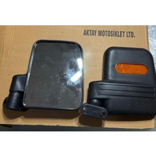 0385 Aktay 3 Teker Kasalı Ayna Set Reflektörlü Model