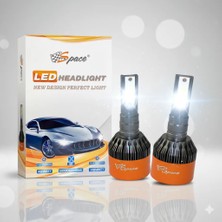 Space Led Far Ampulü Beyaz 48W 12V 8000LM H9006 / LAAM98