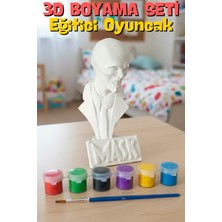 Craft 3D Atölye Mask (13 cm Boyunda) Beton/taş/figür/büst Boyama Seti-Çocuk Boyama Etkinliği