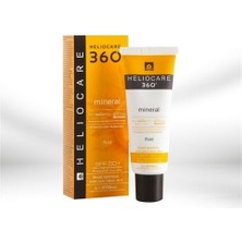 Heliocare 360 Mineral Fluid SPF+50 50 ml Tüm Cilt Tipleri için Yüksek Koruma ve İpeksi Bitiriş