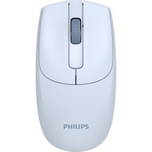 Philips SPK7398 Kablosuz 1600 DPI 3 Tuşlu Optik Sessiz Mouse Açık Mavi