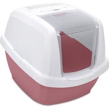 İmac Imac Maddy Junıor Kapalı Kedi Tuvaleti Pembe/beyaz 57x43x41cm