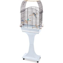 İmac Imac Agata Delux Ayaklı Üstü Açılır Kuş Kafesi Mavi/mor 58x33x62,5cm