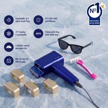 Mlay T16 Ipl Epilasyon Cihazı – 4.000.000 Atım, 4 Değiştirilebilir Başlık Seçeneği (Tüm Vücut / Yüz / Bikini / Akne / Cilt Yenileme), Soğutmalı Ağrısız, Ev Tipi, Kadın & Erkek