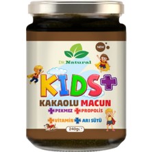 Dr. Natural Çocuk Macunu Kakao - Arı Sütü - Propolis - Pekmez ve Vitamin 240 gr