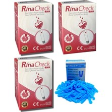 Allians 3 Kutu Rinacheck Kan Şekeri Ölçüm Çubuğu + 100 Adet Lansetür