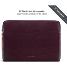 Comfyable Suya Dayanıklı MacBook Air/Pro Laptop Kılıfı - 15" M5/M4/M3/M2/M1 Uyumlu - Böğürtlen