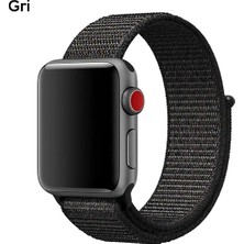 Ally Apple Watch 7-8 41MM 6-5-4 40MM Nylon Loop Spor Kayış Kordon 3-2-1 38MM-(5775 - AL002S-7D15A