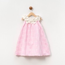 Damasqino Kız Çocuk Elbise 4-8 Yaş 7061