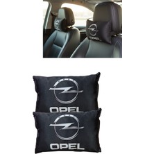 Tusba Market Opel Logolu Siyah Araç Seyahat Boyun Yastığı 2’li Set – Konforlu ve Şık