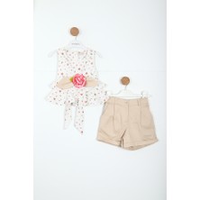 Top Teens Kız Çocuk Şort Takım 2-5 Yaş 5906