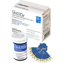 Allians Şeker Ölçüm Cihazı Için 50 Adet Test Çubuğu, Hassas ve Güvenilir Ölçüm