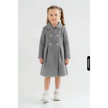 Damasqino Kız Çocuk Kaban 7-12 Yaş 1050