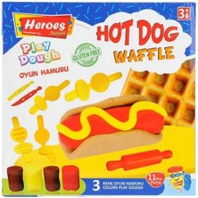 Aesco Çocuk ERN-584 Heroes Orta Kutulu Burger Oyun Hamuru Seti  - Eren Oyuncak