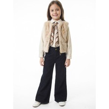 Hamada Tex Kız Çocuk 3lu Alt Üst Takım 7-14 Yaş 3904-4904