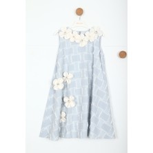 Damasqino Kız Çocuk Elbise 6-10 Yaş 7065