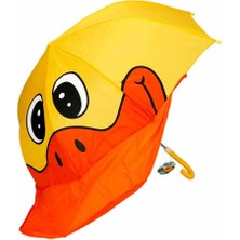 Aesco Çocuk 2986 Ördek Şekilli Çocuk Şemsiyesi 45 cm -Sunman