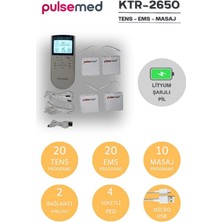 Allians Şarjlı Elektronik Terapi Cihazı Tens, Ems ve Masaj Fonksiyonlu