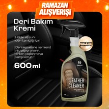Grass Profesyonel Deri Temizleyici 600ML | Oto Detaycing | Güçlü Formül | Mikrofiber Bez Hediyeli