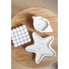 Doğa'La Özlem Doğala 3’lü Deniz Serisi El Yapımı Soya Mum Seti / Birlikte Daha Uygun