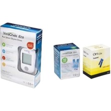 Allians Şeker Ölçüm Cihazı +50 Strib ve 100 Parmak Delme Iğnesi Seti