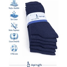 B Beşiroğlu Since 1980 6'lı Erkek Pamuk Klasik Uzun Çorap Koku Yapmaz Terletmez Uzun Ömürlü 4 Mevsim