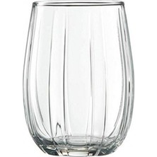 Paşabahçe 6'lı Linka Meşrubat Bardağı Şeffaf Cam Desenli 240 ml Kulpsuz