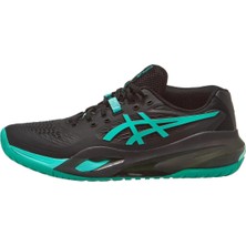 Asics Gel Resolution x Erkek Siyah Yeşil Tenis Ayakkabısı