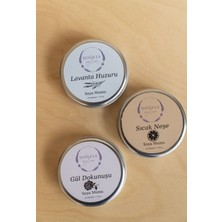 Doğa'La Özlem Bitkisel Soya Mum Teneke 3’lü Set – Lavanta, Gül, Baharatlı / Birlikte Daha Uygun