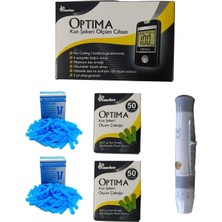 Allians Kan Şeker Ölçüm Seti: Çubuk, Delme Kalemi, Lanset ve Ölçüm Çubukları