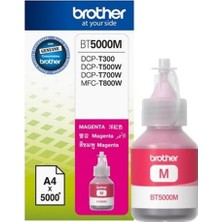 No35 Brother BT5000M Magenta Kırmızı 5.000 Sayfa Şişe Mürekkep DCP-T300-310-500-510-700-710 MFC-T800