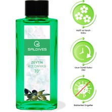 Saldives Zeytin Kolonyası 400 ml • Sprey Kolonya • Ferahlatıcı ve Kalıcı • Büyük Boy Kolonya