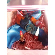 Kadın Seti Ekspresyonist Uzun Şal