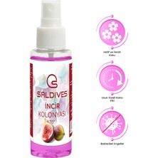 Saldives İncir Kolonyası 100 ml • Sprey Kolonya • Kalıcı ve Ferahlatıcı • Günlük Kullanım