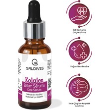 Saldives Kolajen Yüz Serumu 30 ml • Doğal İçerikli Cilt Bakım Serumu • Günlük Yüz Bakım Serumu