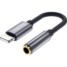 Skygo Lightning To 3.5mm Örgülü Kulaklık Dönüştürücü Adaptör