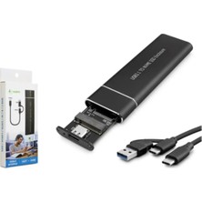 Maxdora Hadron HDX1768 SSD Kutu Type-C3.1 + Usb3.0 Nvme M2