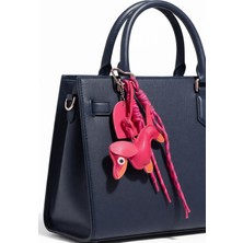 Home Sevimli Köpek Figürlü Deri Çanta Charmı-Premium Tasarım Anahtarlık