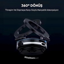 Skygo Vakumlu Araç Içi Telefon Tutucu Torpido Üstü Araç Gögse Vakum Sayesinde Çok Güçlü Manyetik Tutucu Telefon Elektronik Vakum Çekici Premium (Siyah)