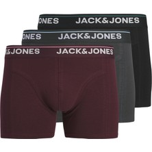 Jack & Jones Erkek 3'lü Boxer Paketi - Timothy