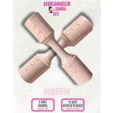 Hubstein Kadınlar Için Ayarlanabilir El Dambıl 2 kG Dambıl 2'li Set, 4'ü 1 Arada Küçük Dambıl Seti