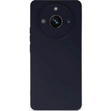 Bucuks Mey Ithalat®  Realme 11 Pro Kılıf Nano Içi Kadife Silikon - Lacivert